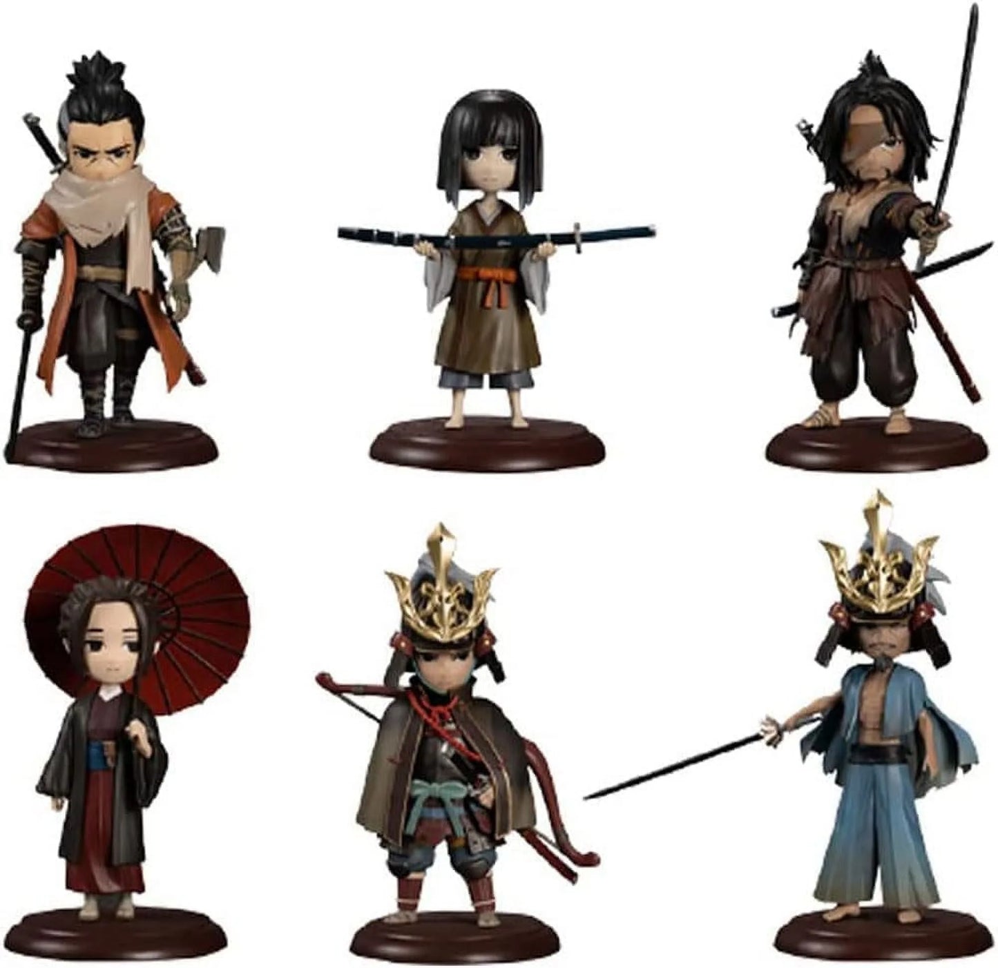 ACTOYS Sekiro Shadows Die Twice 4.3 inch Q Version Figure 6PC Fullset