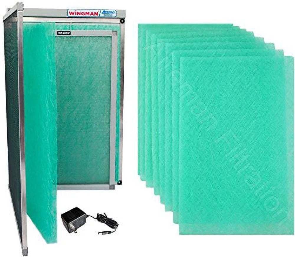 16x20x1 Electronic Air Filter Including Year Supply of Replacement Pads - Homeowner Installed- Simply Replace Your Current AC Furnace Air Filter and PLUG IT IN!