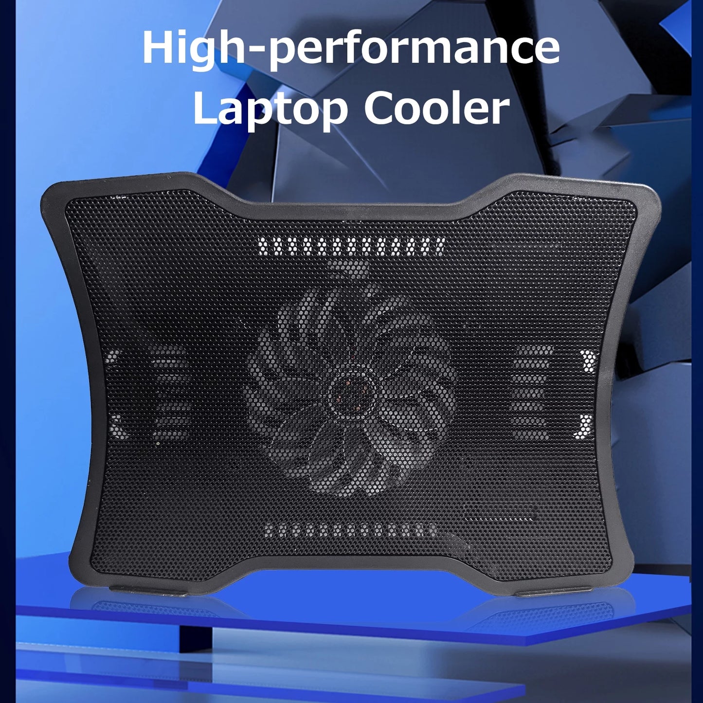 Arealer Portable Laptop Cooler Laptop Cooling Base Single Fan Design Low Noise Two USB Ports Support Laptops Below 14 inch