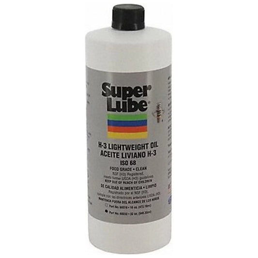 60032. Super Lube H3 Lightweight Oil,Bottle,1 qt