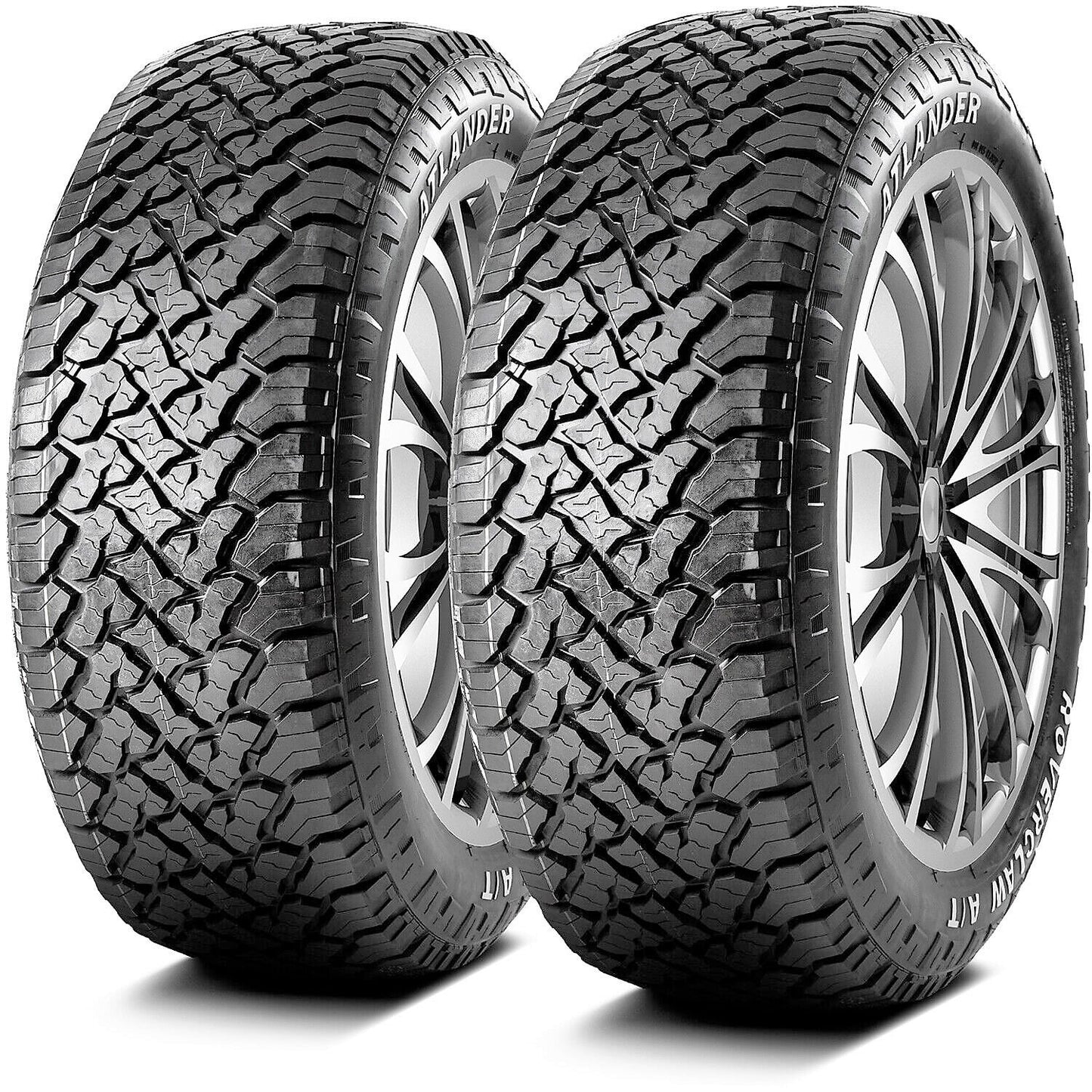 Atlander Roverclaw A/T LT 245/75R16 Load E 10 Ply AT All Terrain Tire Fits: 2015  Tacoma TRD Pro, 1995-2002 Chevrolet Tahoe LT