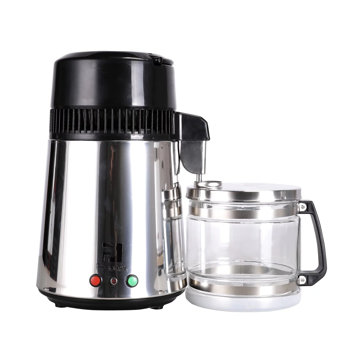 4L Home liquid Distiller Purifier Machine Stainless Steel Glass Bottle