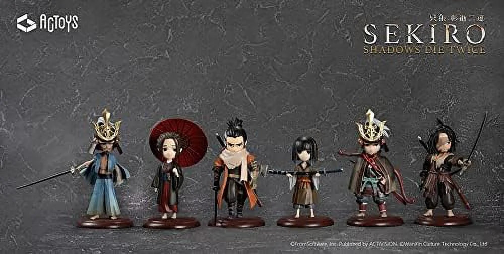 ACTOYS Sekiro Shadows Die Twice 4.3 inch Q Version Figure 6PC Fullset