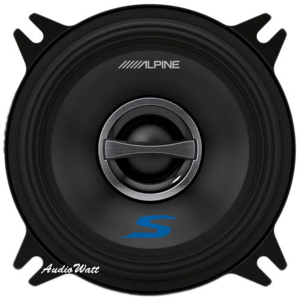 Alpine S-Series 4 Coaxial 2-Way Speaker Set - S-S40"