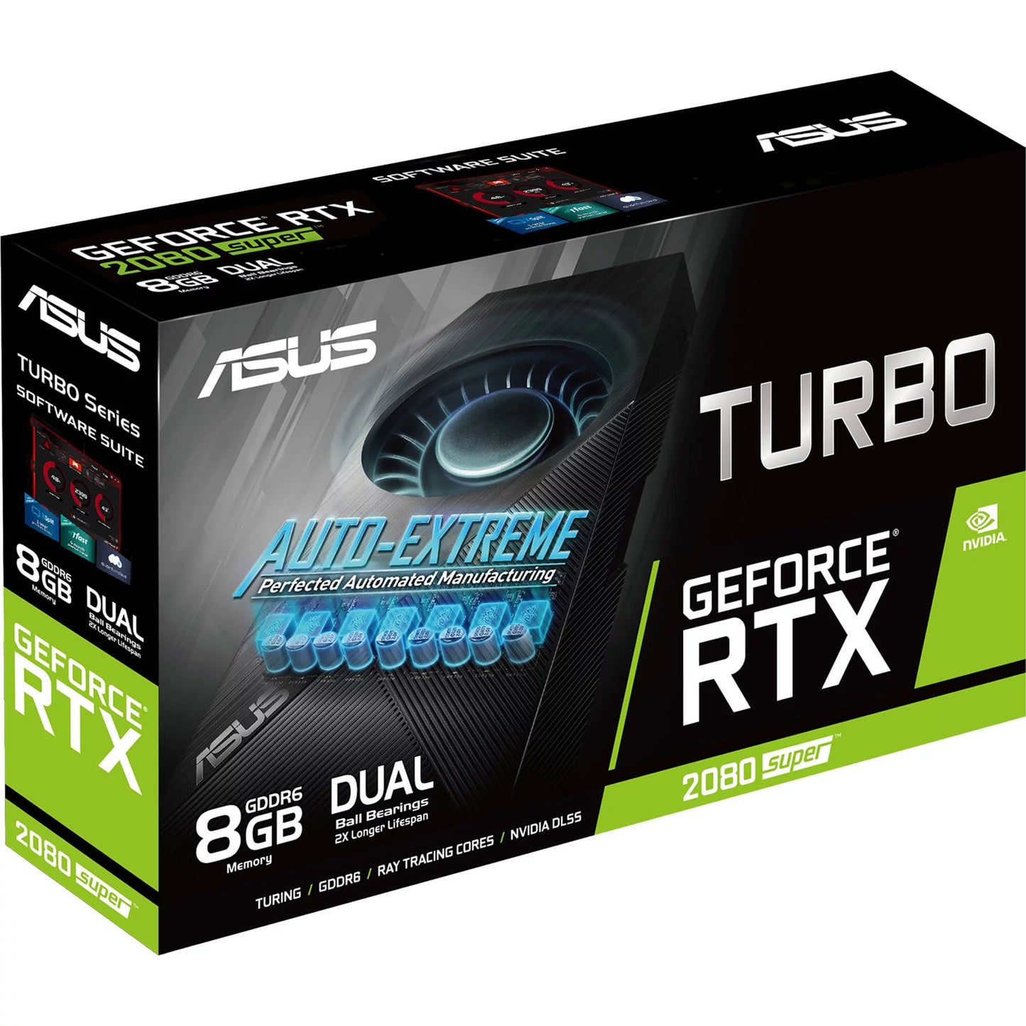 8GB GeForce RTX 2080 Super EVO Turbo Graphic Cards, Black