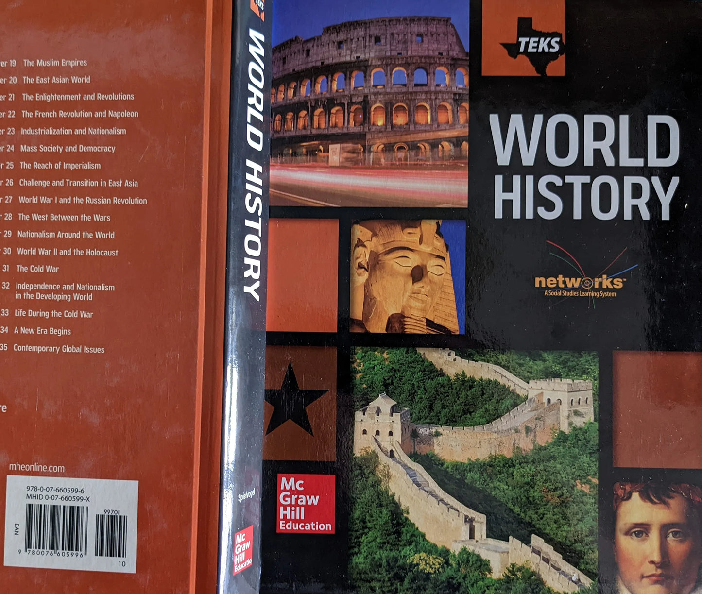 2016 9780076605996 007660599X - Pre-Owned: Like New. TEKS, World History, c