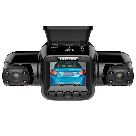 3 Channel Dash Cam Front, Left, Right and Rear, Front and Rear Inside, 360°Panoramic Driving Recorder HD Car Cameras Night Vision