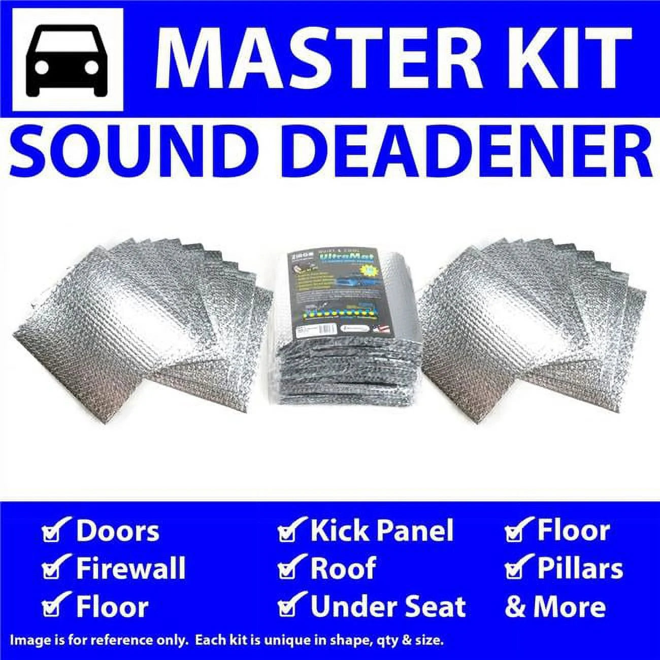 13311cm2 Heat & Sound Deadener for  Escape Master Kit