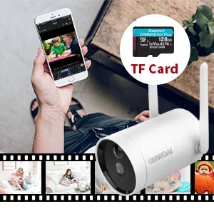 《Truly Wireless & Two-Way Audio》Outdoor Solar Powered Rechargeable Battery Camera, Surveillance WiFi Camera with Solar Panel, Security Home IP Camera, PIR Motion Detection, Waterproof, Night Vision