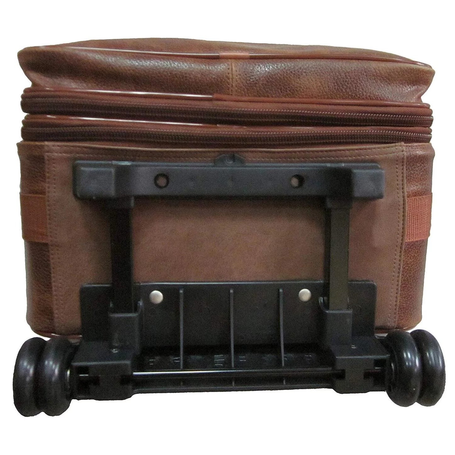 Amerileather Leather 25" Expandable Suitcase with Wheels - Amerileather - 89-4