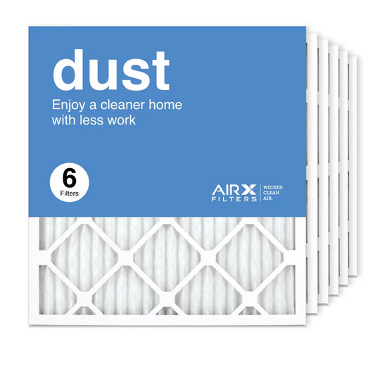 AIRx Filters 19.75x21.5x1 Air Filter MERV 8 Pleated HVAC AC Furnace Air Filter, Dust 6-Pack, Made in the USA