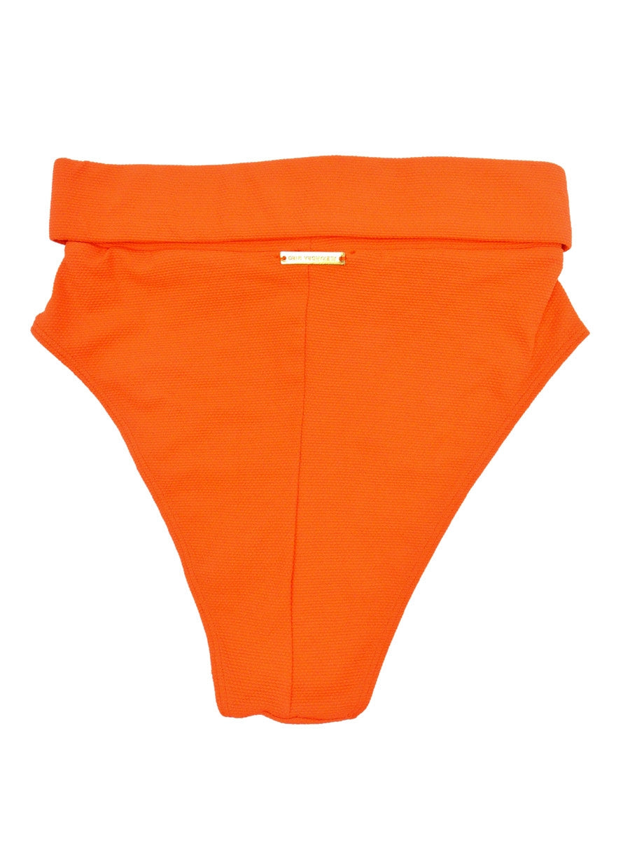 Alexandra Miro Women's Ursula High Waist Bikini Bottom (S, Orange)