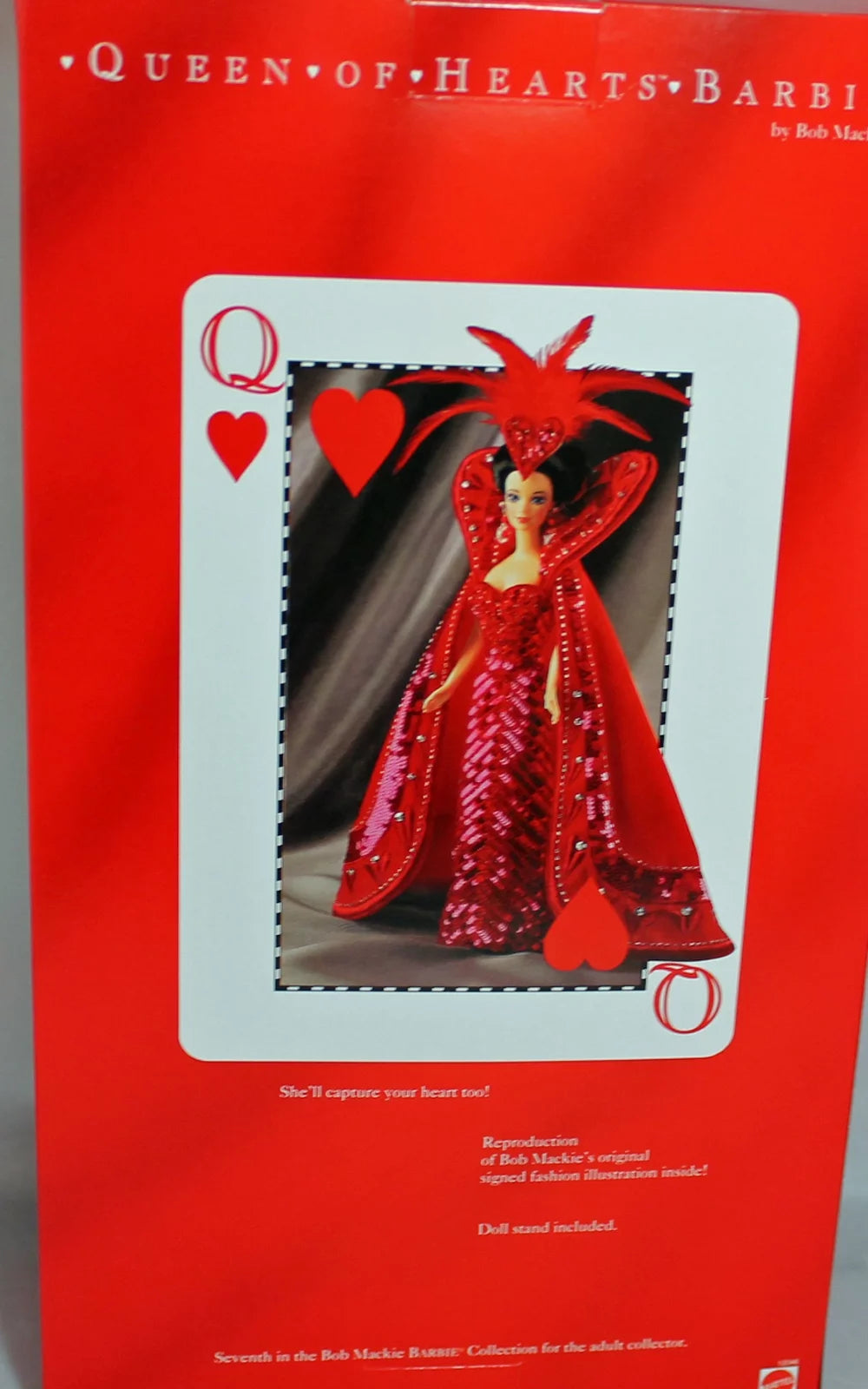 1994 Queen of Hearts Barbie, NRFB, (12046) Non-Mint Box | Bob Mackie