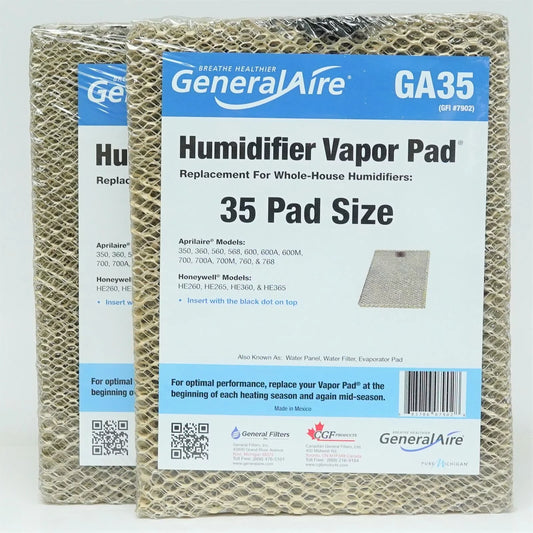 35-2 2PAK #35 for Aprilaire A35 Humidifier liquid Panel Pad Filter