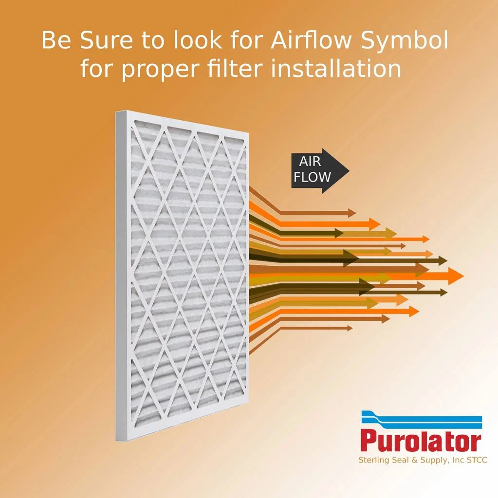 16x25x2 Purolator / Air Guard  Pleated Air Filter - MERV 8 (6 Pack)