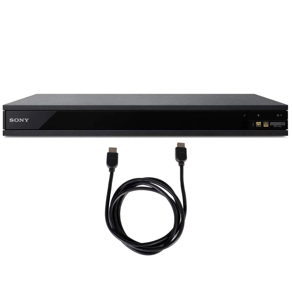 4K UHD Blu-ray Player With HDR and Dolby Atmos 2019 Model (UBP-X800M2) with 6ft High Speed HDMI Cable Black