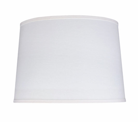 Aspen Creative 32326 Transitional Hardback Empire Shaped Spider Contruction Lamp Shade in White, 17" wide (15" x 17" x 12")