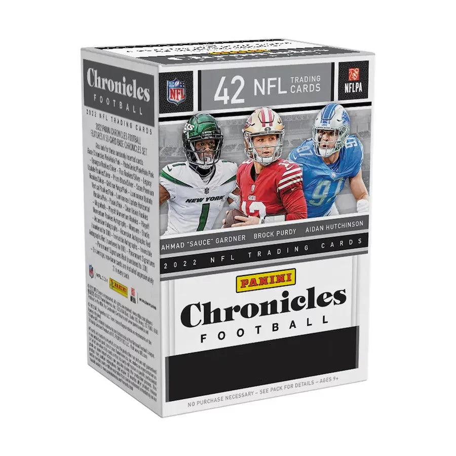 2022 Panini Chronicles NFL Football Trading Cards Blaster Box