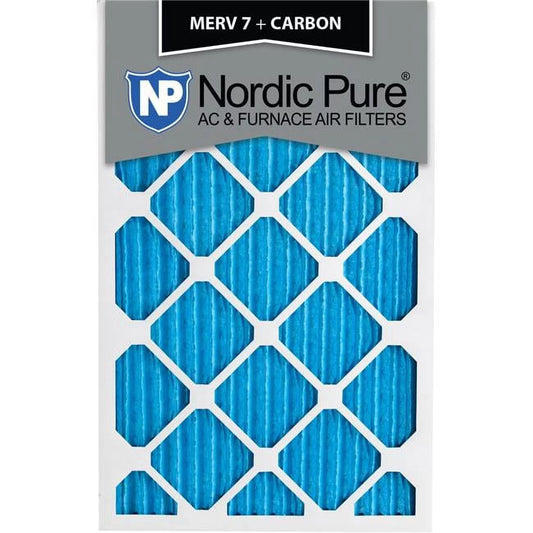 - Pack of 12. Nordic Pure 17x21x1ExactCustomM7-C-12 Exact MERV 7 Plus Carbon AC Furnace Filters&#44; 17 x 21 x 1 in