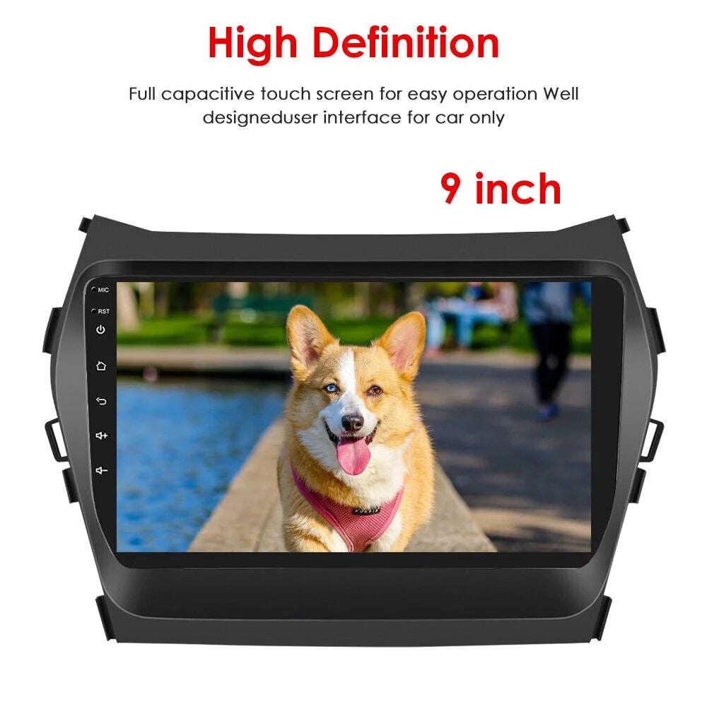 Android 11 Car GPS Navigation - Perfect Fit for Hyundai IX45 Santa FE 2013-2018 - 2+32GB Storage