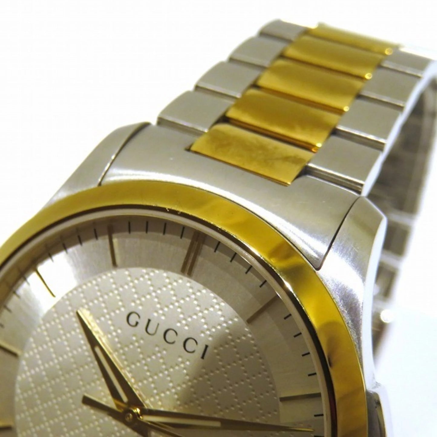 Authenticated Used Gucci GUCCI G timeless date 126.4 quartz watch men