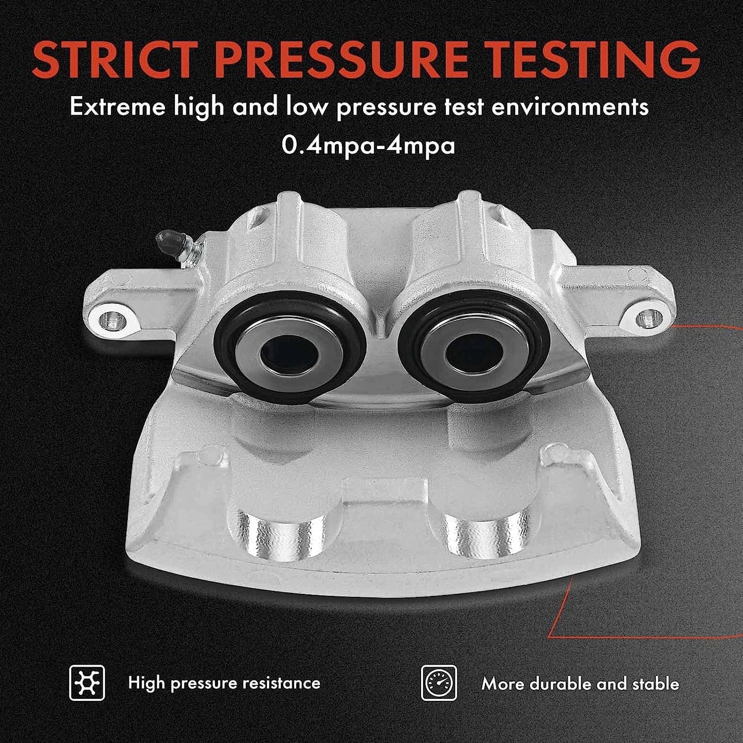 A-Premium Disc Brake Caliper Assembly Without Bracket appropriate with Select Dodge Models - M300/RM300 1973-1974, M350/R300 1974 - Front Left Driver Side